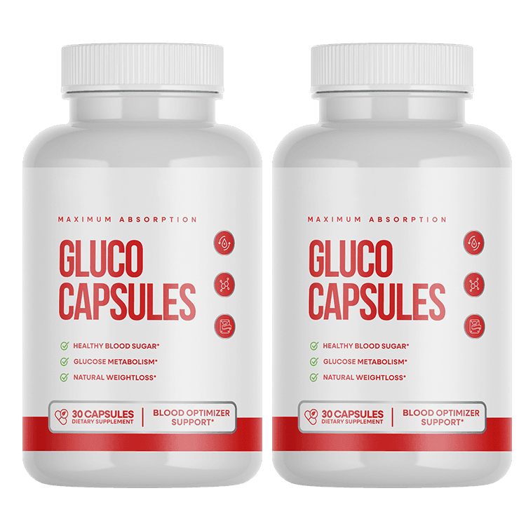 Gluco Capsules — 2 Bottles